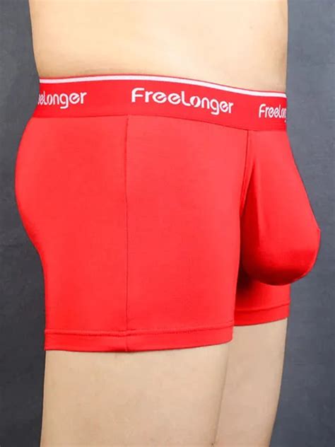 mens underwear with large pouch|FreeLonger Underwear Mens Comfy Separate Big Pouch Boxer。